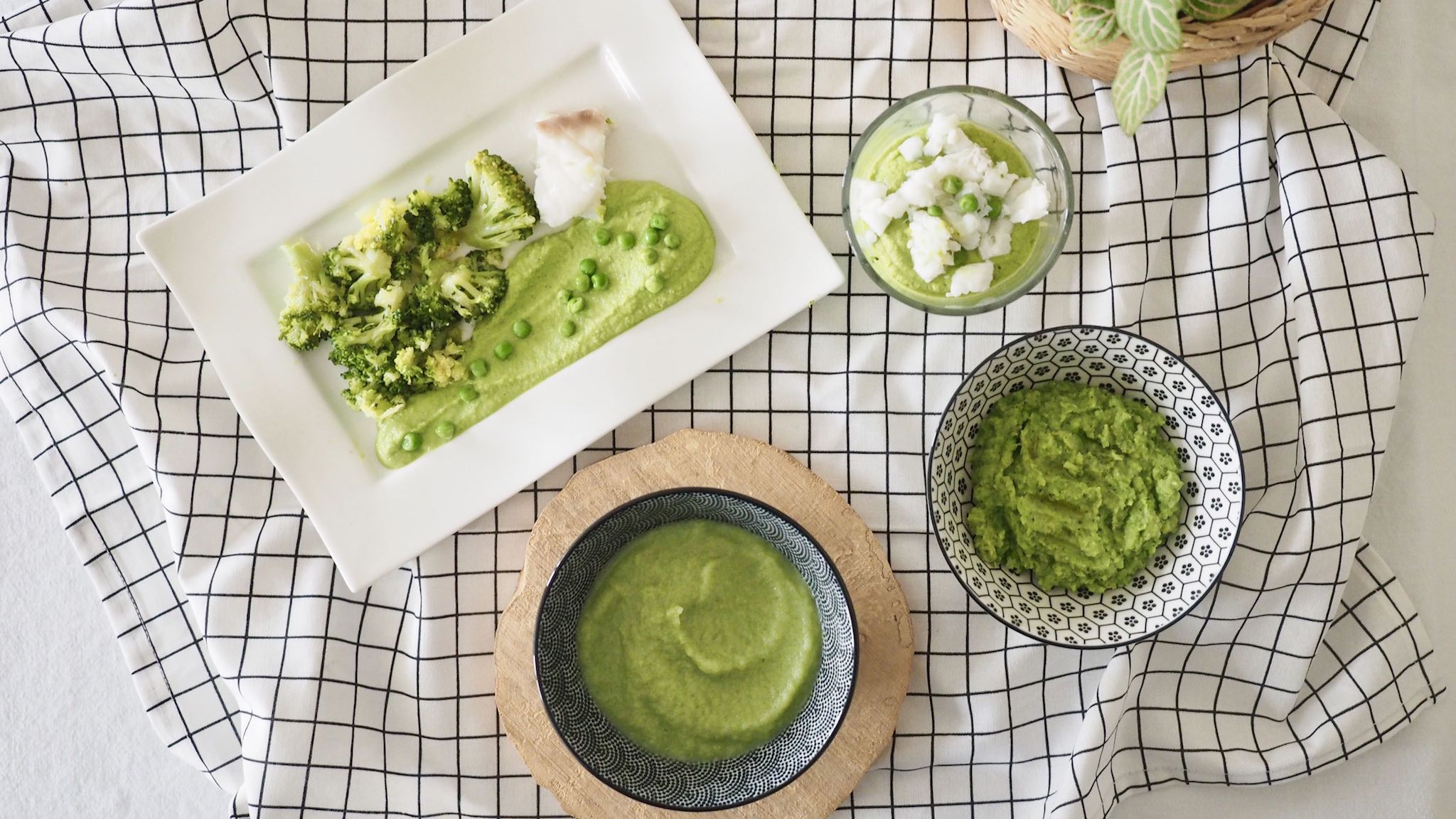 Cabillaud A La Creme De Petits Pois Et Brocolis Recette Du Congelo Cuisinez Pour Bebe