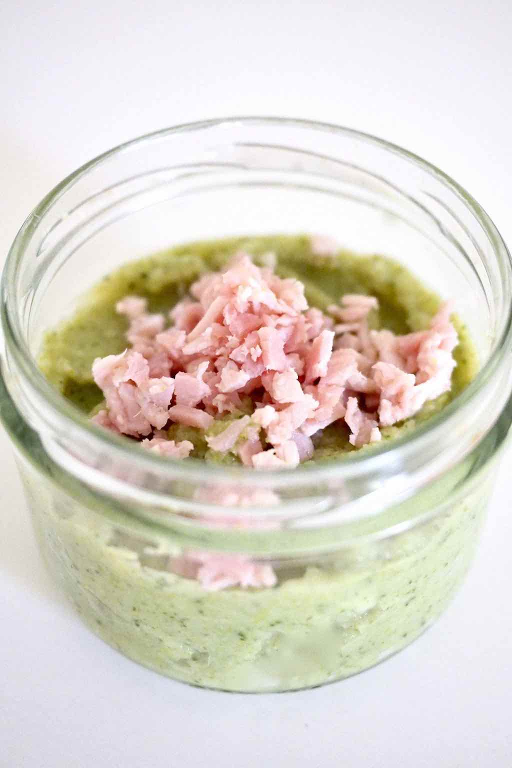 Puree De Courgettes Et Brocoli Au Jambon Cuisinez Pour Bebe