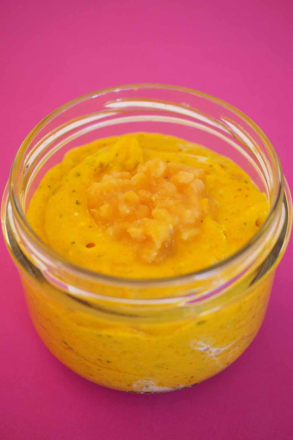 Puree Fine De Lentilles Corail Potimarron Et Noisettes Cuisinez Pour Bebe