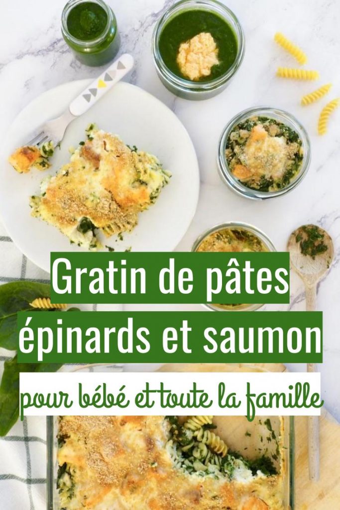 Gratin De Pates Saumon Et Epinards Pour Bebe Et Toute La Famille Cuisinez Pour Bebe