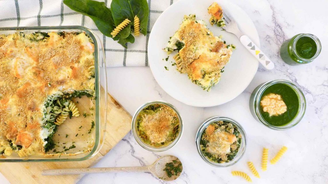 Gratin De Pates Saumon Et Epinards Pour Bebe Et Toute La Famille Cuisinez Pour Bebe