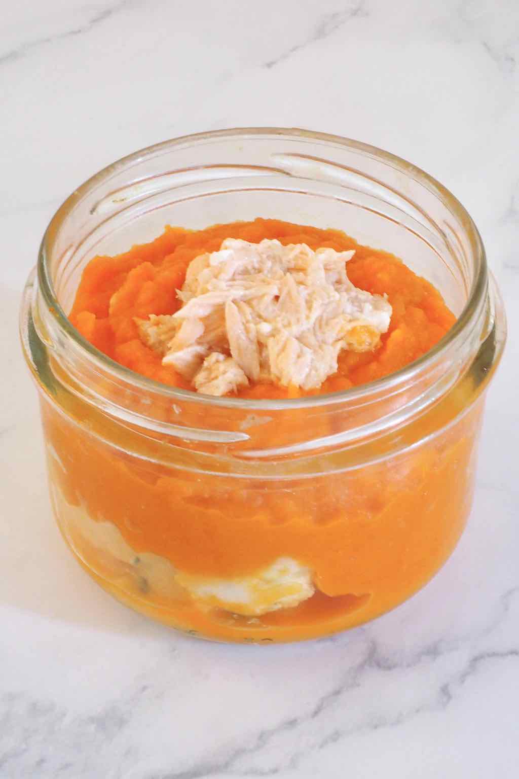 Puree De Carottes Ecrase De Pomme De Terre Au Persil Et Truite Cuisinez Pour Bebe