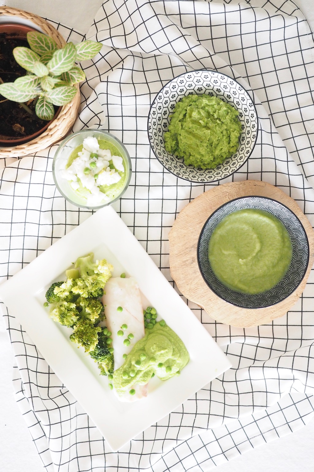 Cabillaud A La Creme De Petits Pois Et Brocolis Pour Bebe Et Toute La Famille Cuisinez Pour Bebe