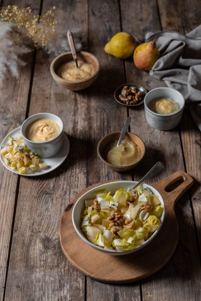 Salade D Endives Poire Bleu Et Noix Pour Bebe Et Toute La Famille Cuisinez Pour Bebe