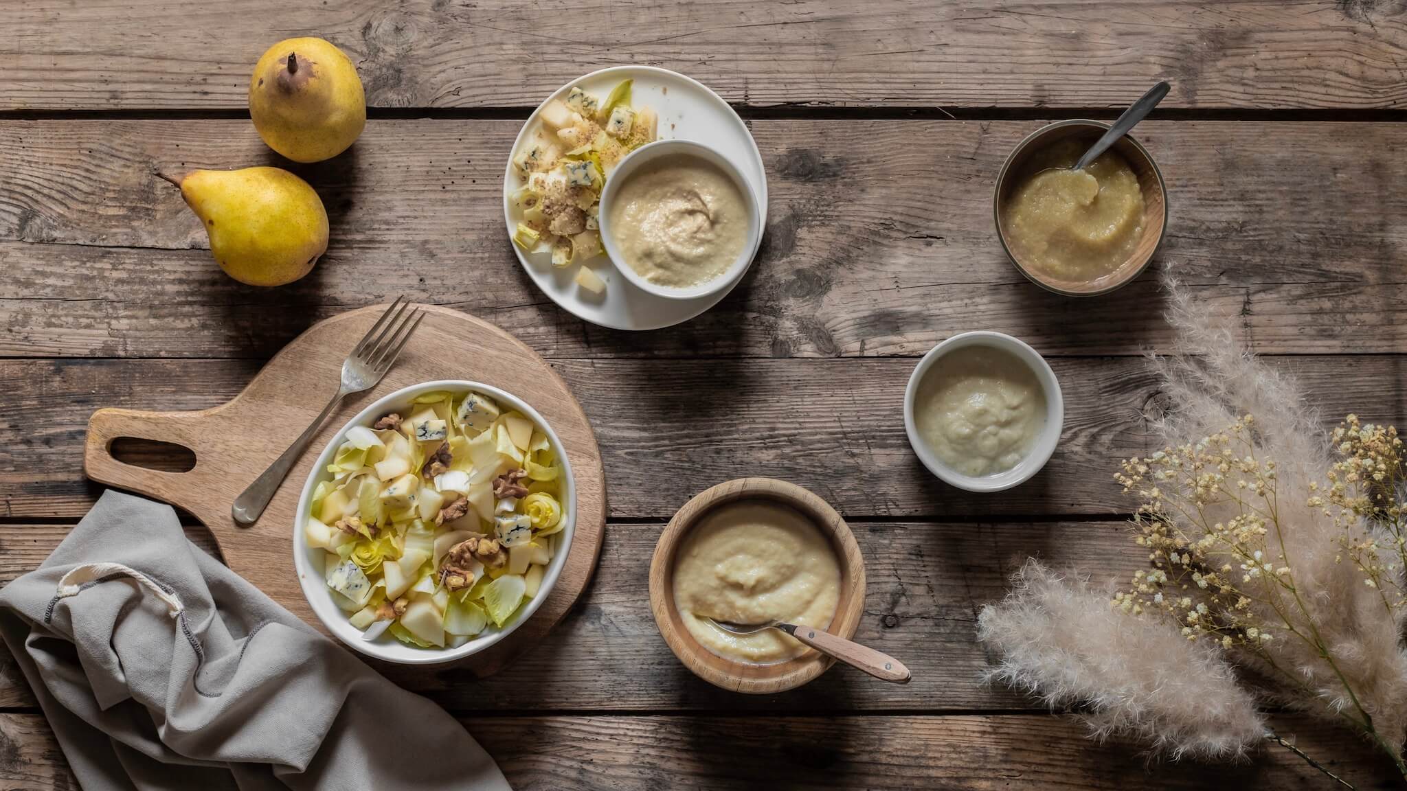 Salade D Endives Poire Bleu Et Noix Pour Bebe Et Toute La Famille Cuisinez Pour Bebe