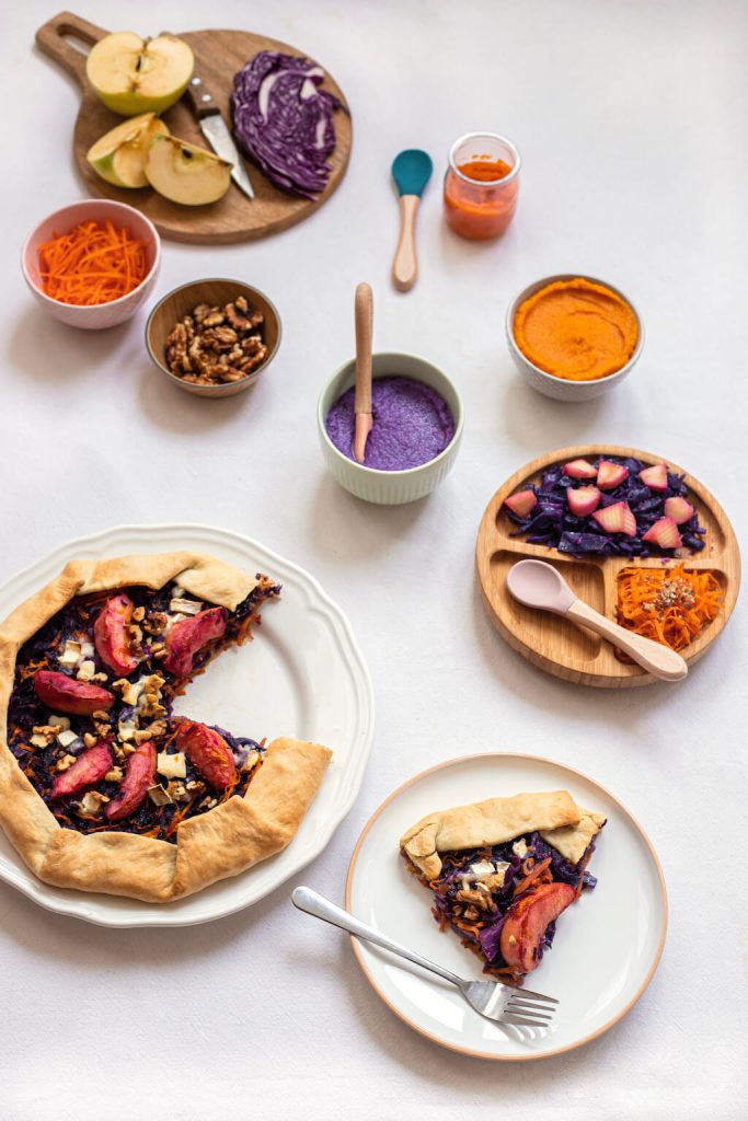 Tarte Rustique Au Chou Rouge Pommes Et Carottes Pour Bebe Et Toute La Famille Cuisinez Pour Bebe