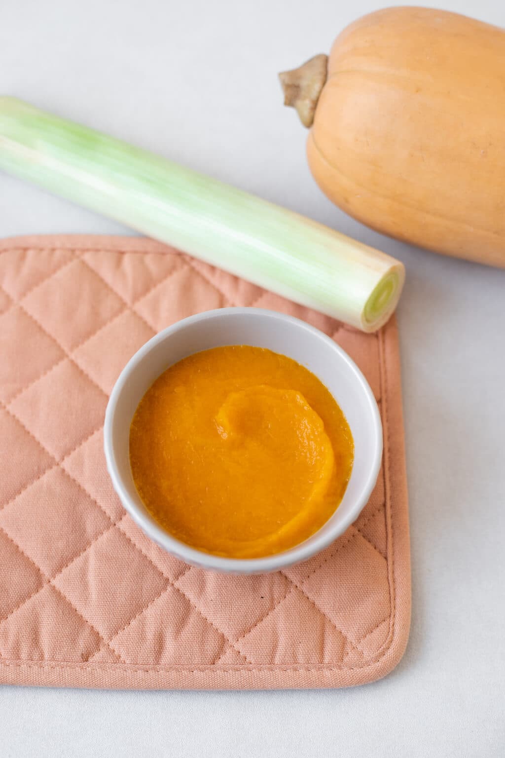 Puree De Butternut Et Poireau Cuisinez Pour Bebe